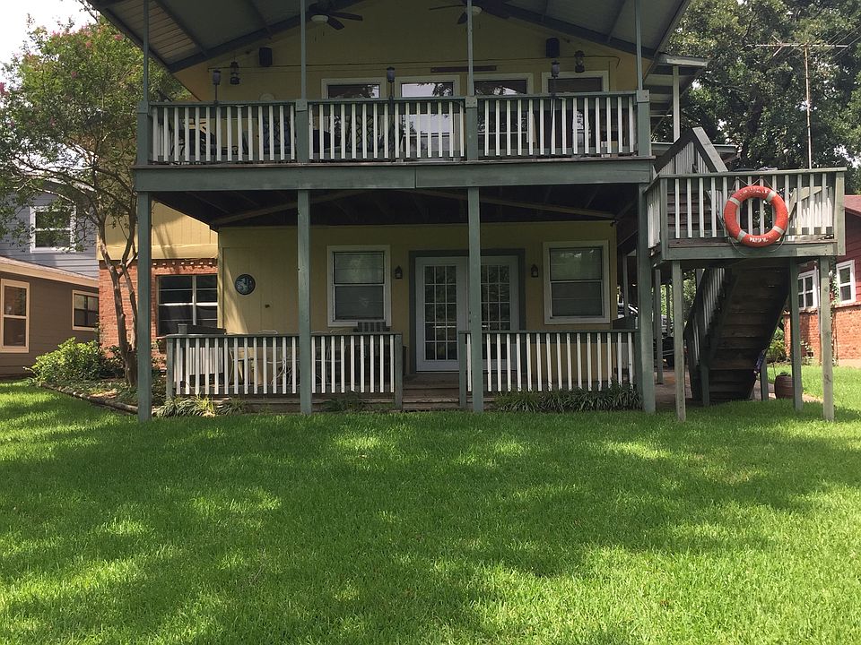 Lakeside view of home
