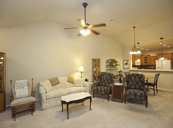Combination living and dining room