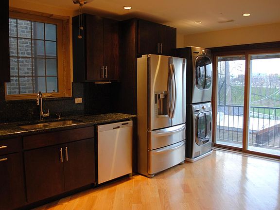kitchen with balcony