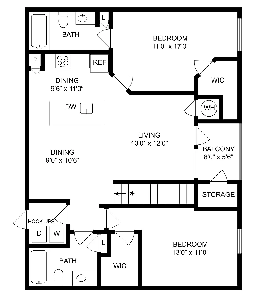 Floor plan Dahlia