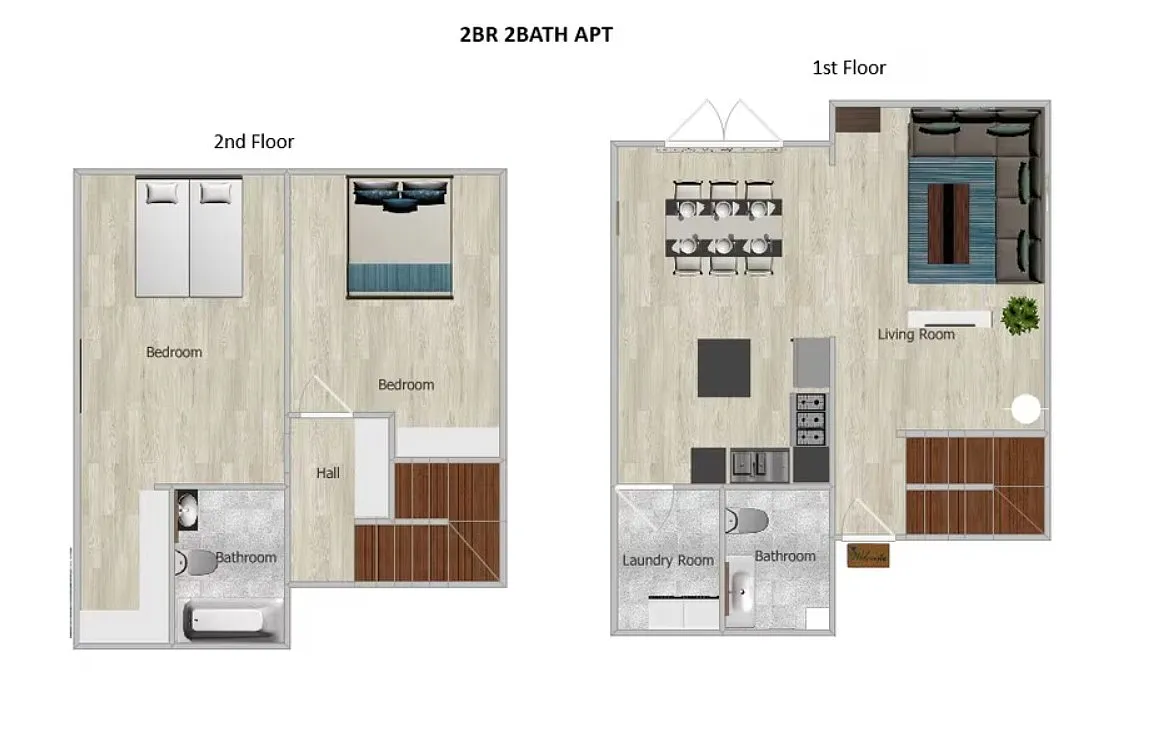 Floor plan 2 Bedroom