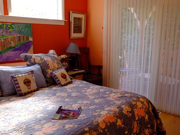 Downstair corner bedroom .