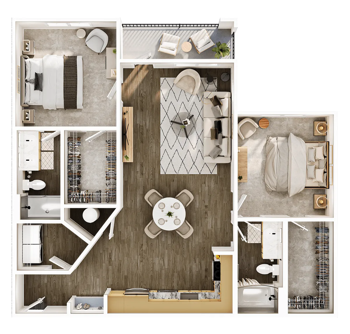 Floor plan B3