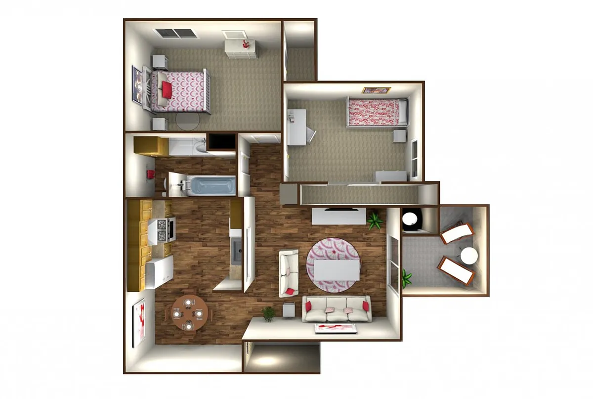 Floor plan 2 bedroom