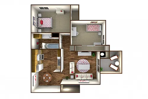 Floor plan 2 bedroom