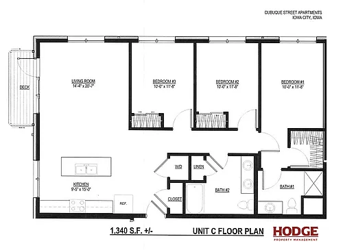 Floor plan Two bedroom