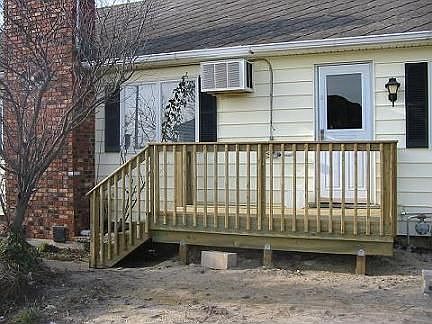 New Deck off of Kitchen