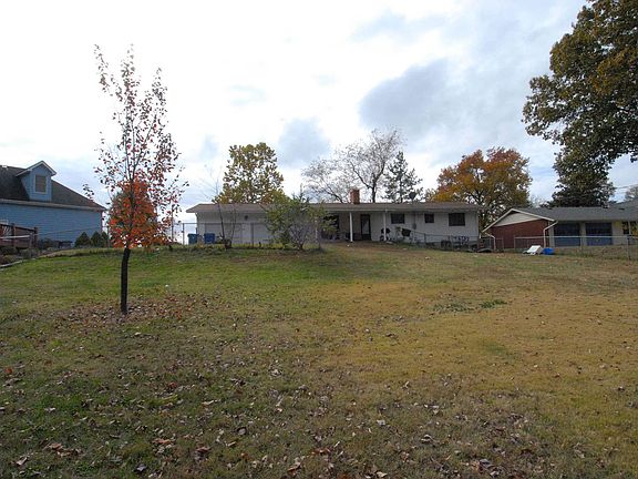 Back yard looking at house