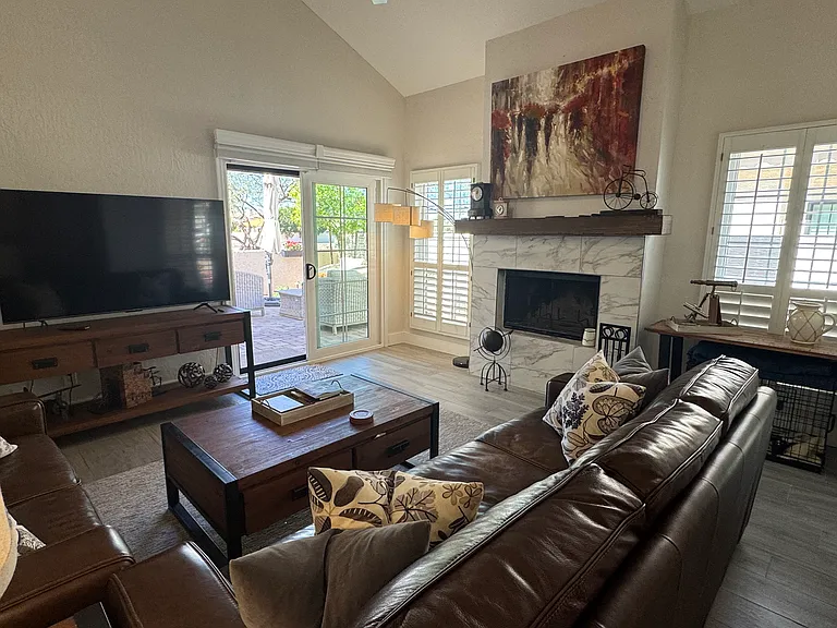 Living Room - slider to large patio