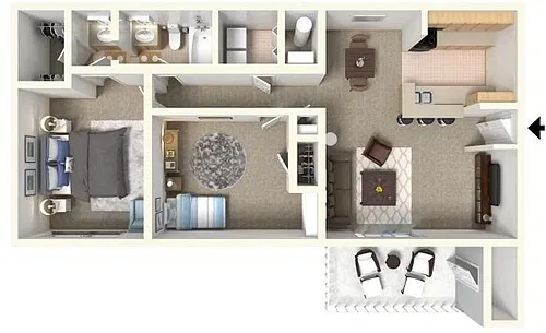 Floor plan Belmont Stakes-Renovated