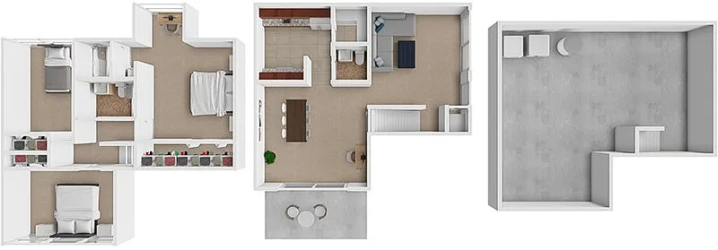 Floor plan 3 Bed 2 Bath