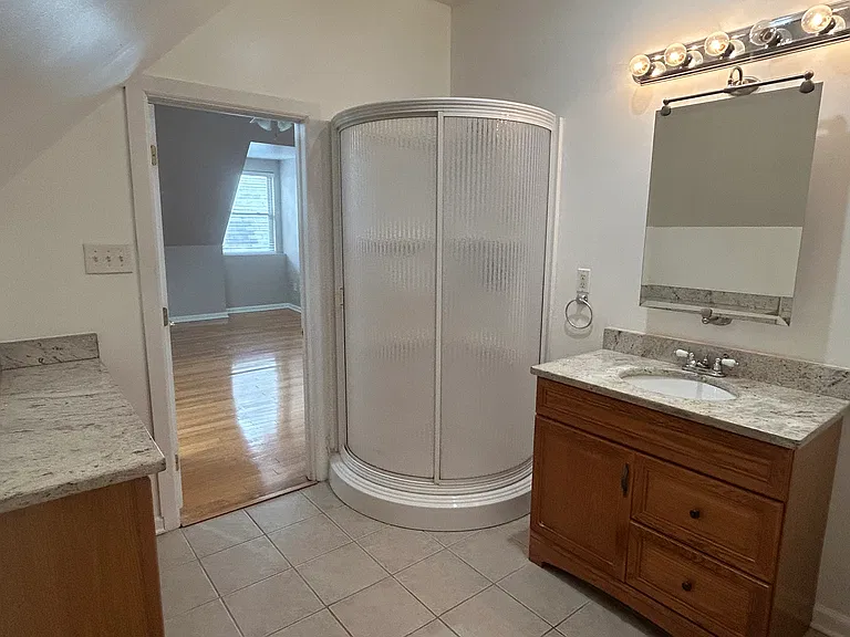 Bathroom shower and Vanity #1