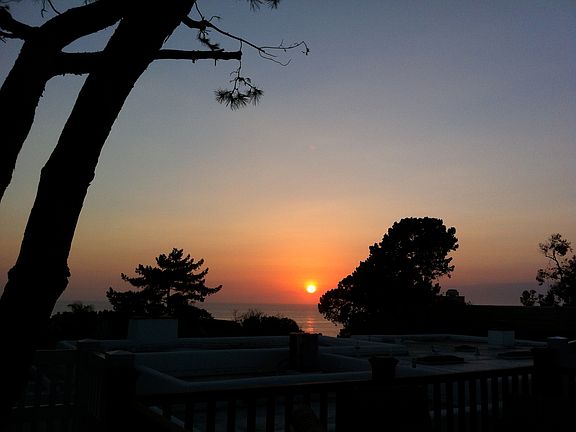 Sunset View from Deck