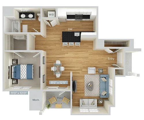 Floor plan A3A-977