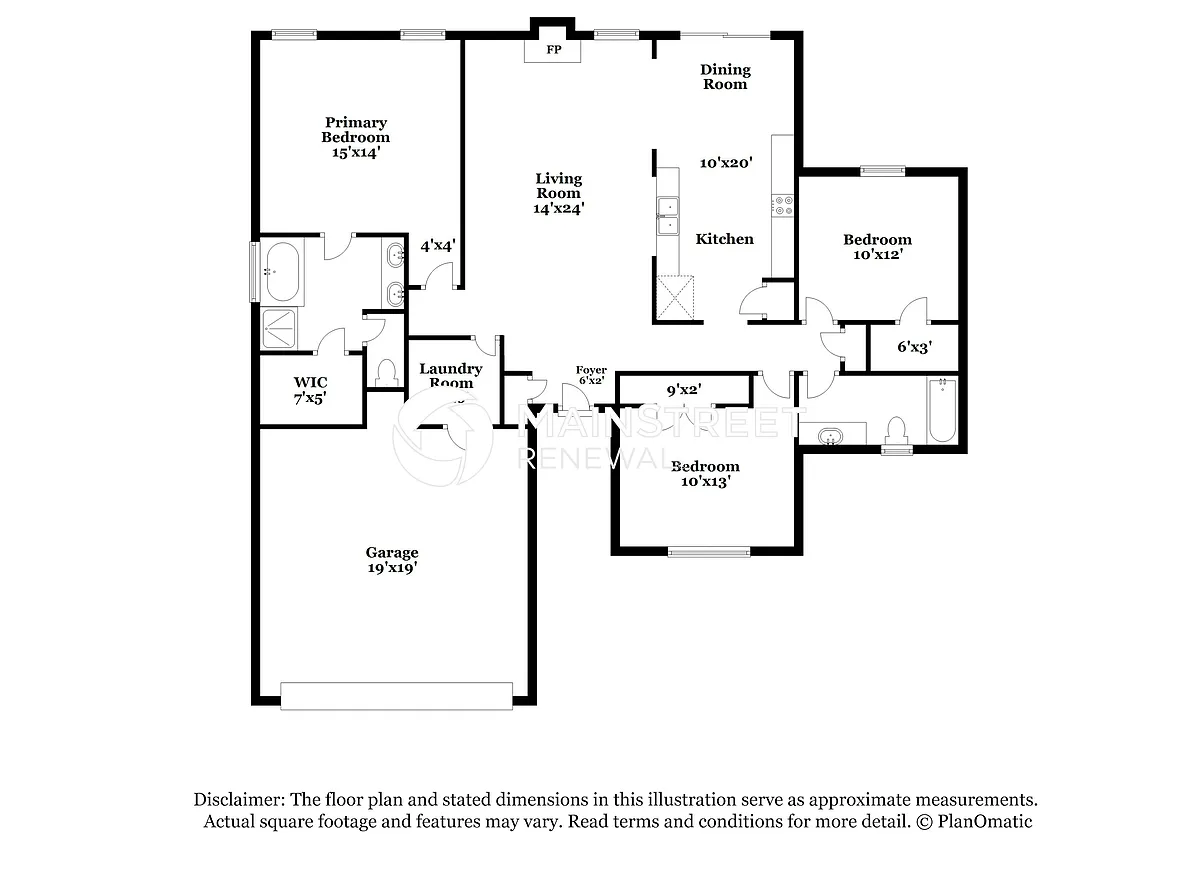 Floor Plan - 3994 Kristen St
