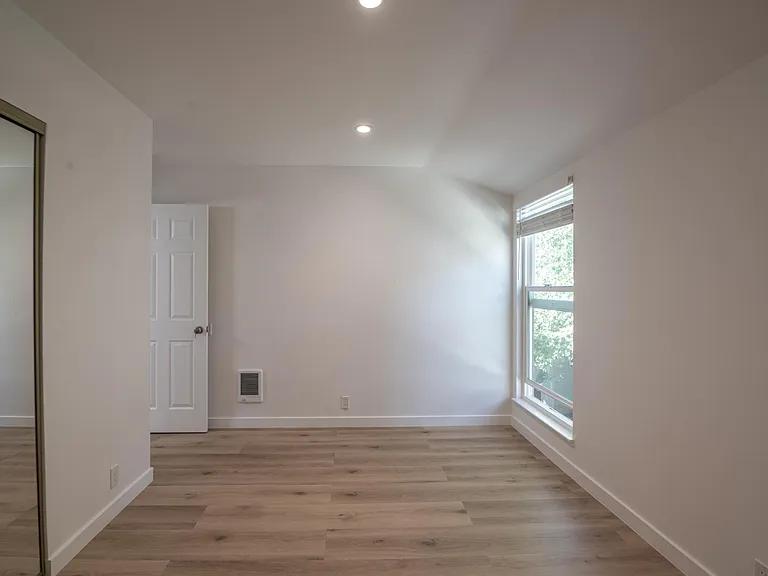 Front bedroom - center of the back wall view.
