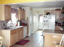 Bright, open kitchen