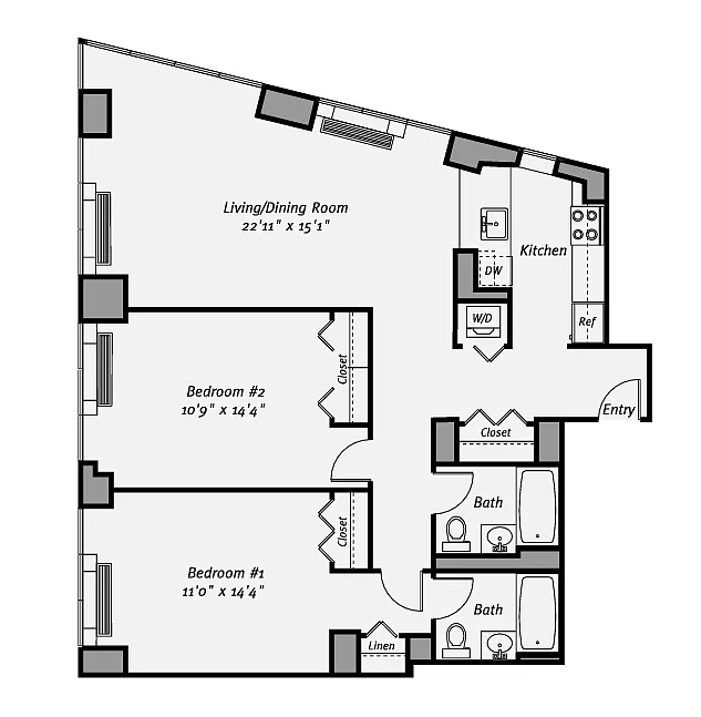 Floor plan B6-810
