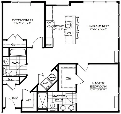Floor plan 2B