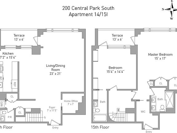 2nd image of 200 Central Park S #14/15I