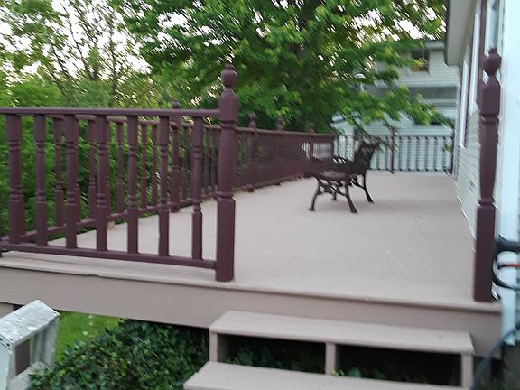 Refinished 38.5' X 10' deck