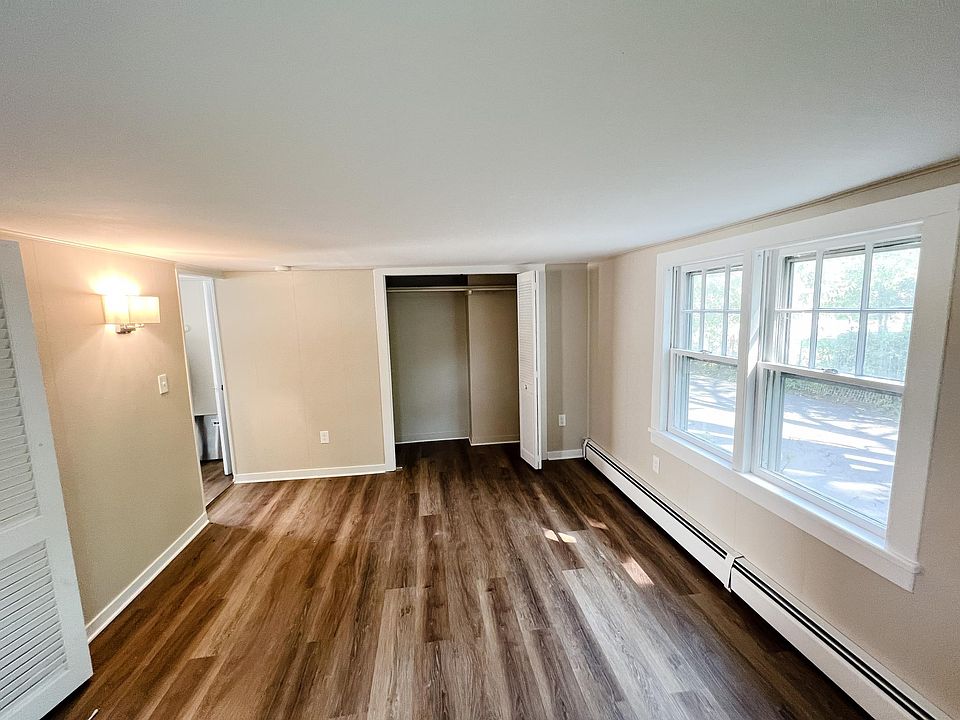 living room with closet