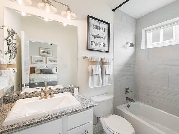 Model Home Now Selling Starling Plan Secondary Bath