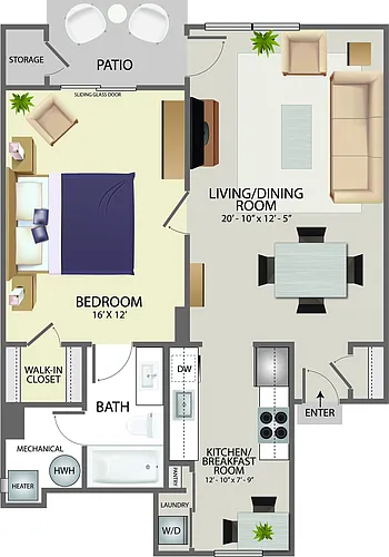 Floor plan The Sea Breeze