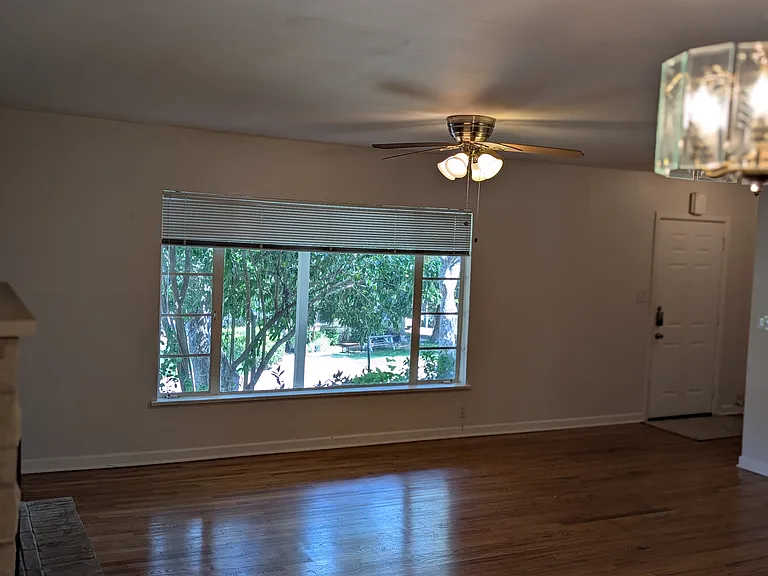 Living room looking towards street
