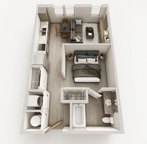 Floor plan Studio