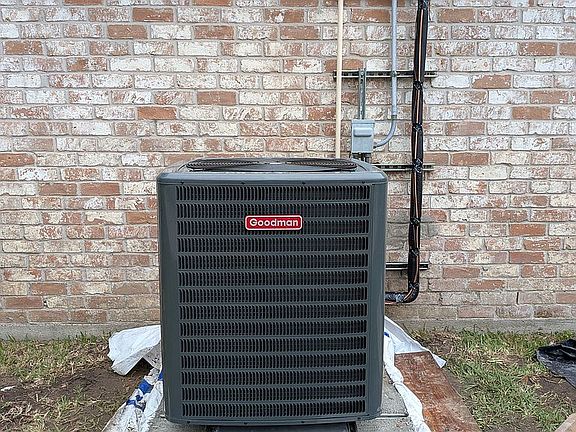 New A/C unit