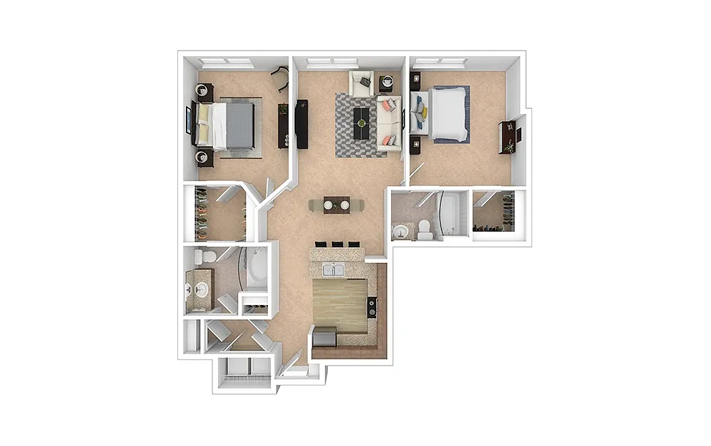 Floor plan Mahogany - Classic