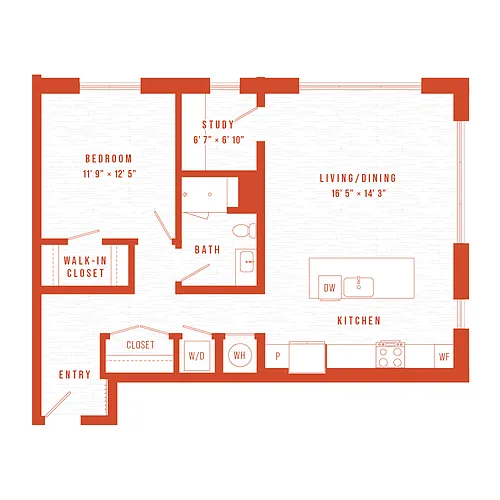 Floor plan A12+Study