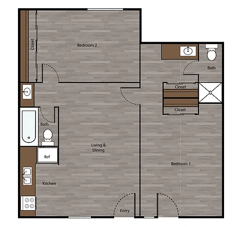 Floor plan B2-Mesh III
