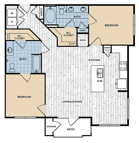 Floor plan C3H