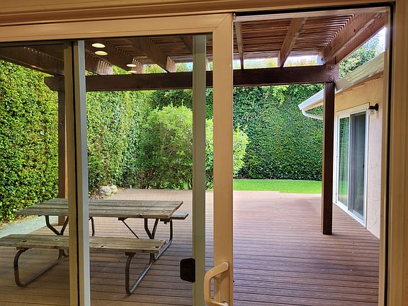 Entrance from Family Rooom to large deck