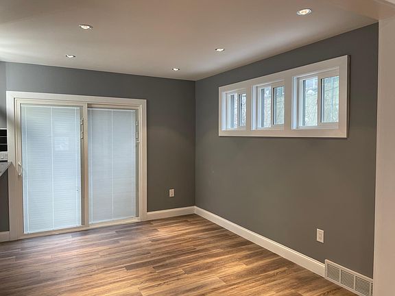 Open dining room space