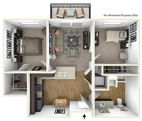 Floor plan Plan B | Age 55+