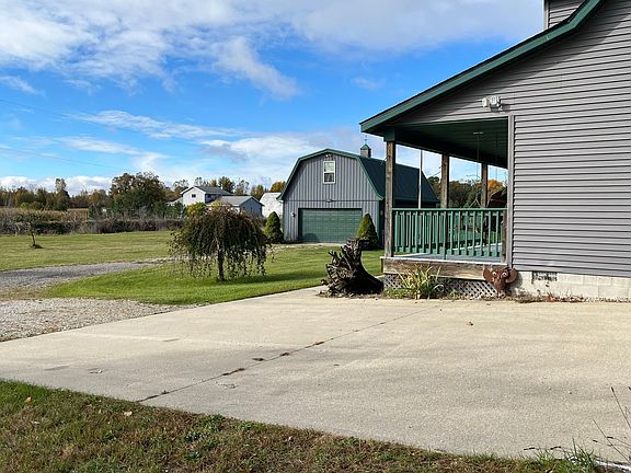 East side of house