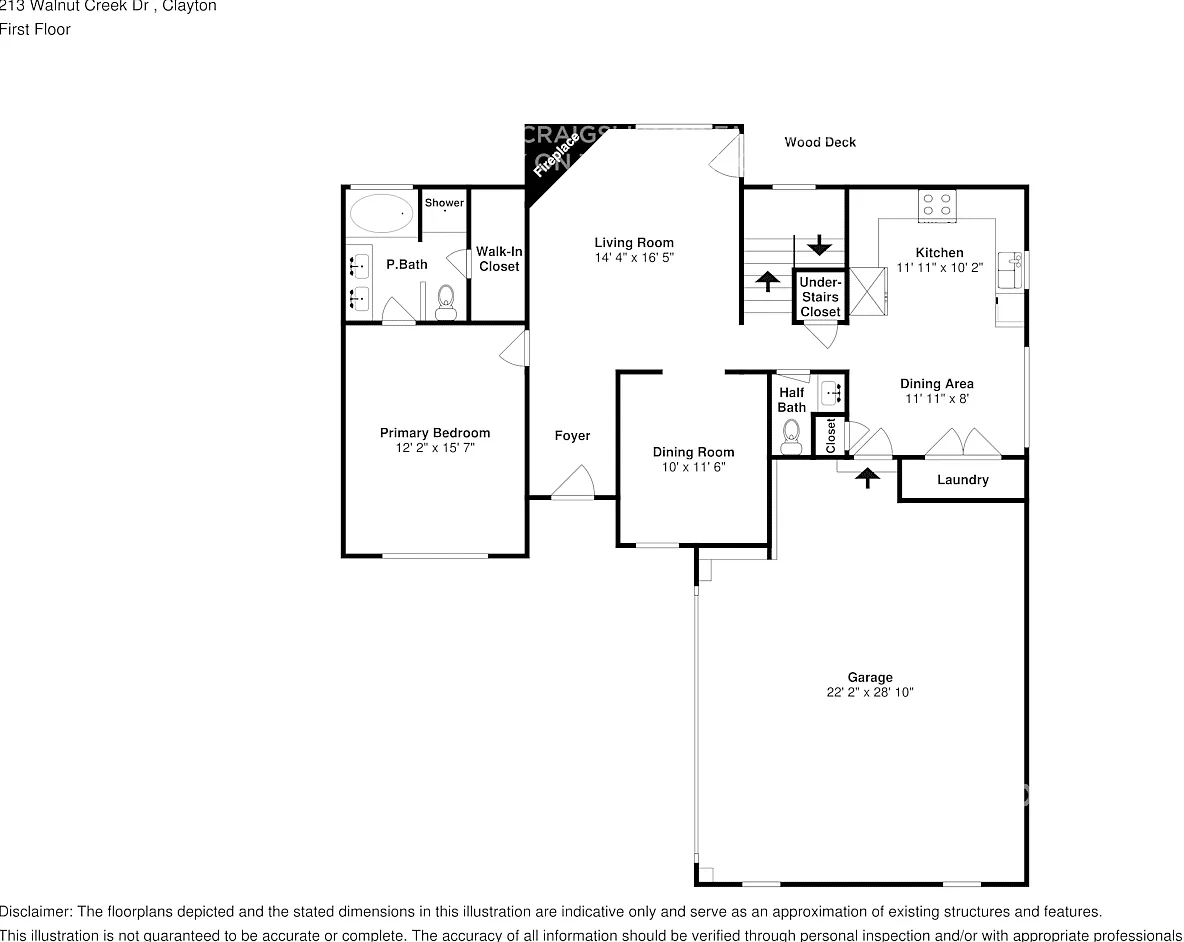 213 Walnut Creek Dr Clayton, NC 27520 — Photo 2
