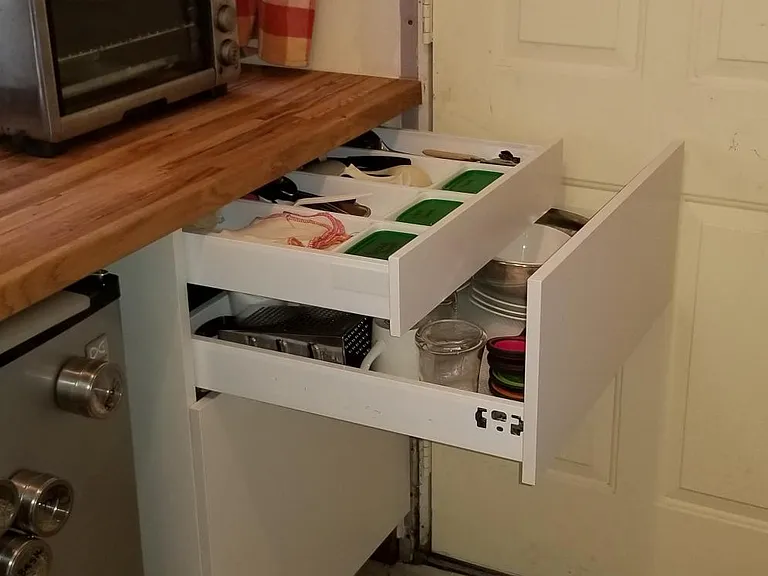 Well organized kitchen
