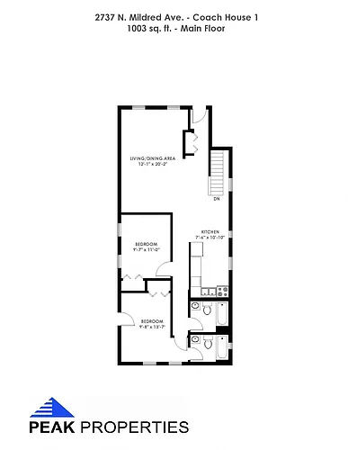Floor plan 4 Bedroom - 3 Bathroom