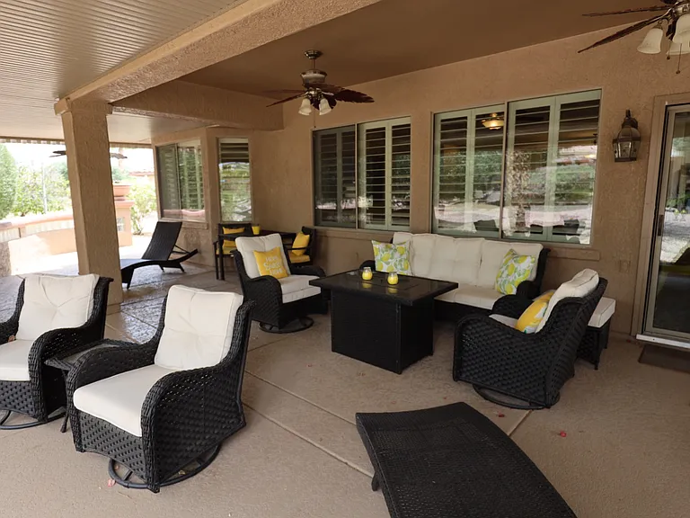 Covered Back patio