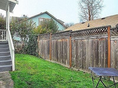 Side back yard