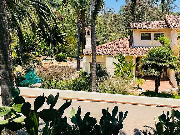 Long driveway entrance