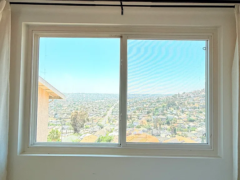 View from primary bedroom