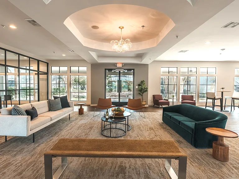 Sitting area with couches