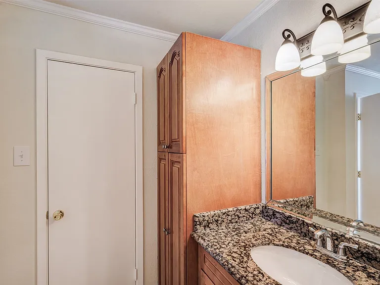 built-in storage cabinet
