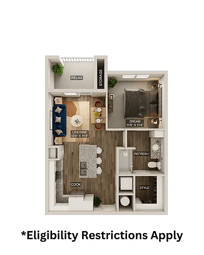Floor plan A1 - Affordable