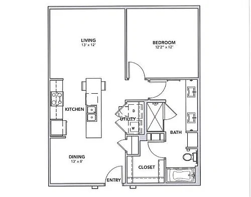 Floor plan A1D - II